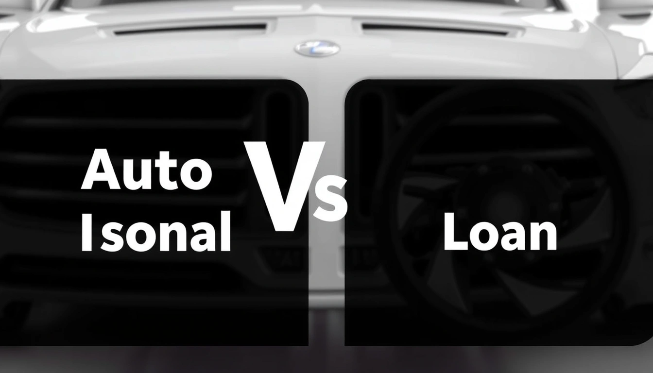 auto loan vs personal loan Houston TX which is better